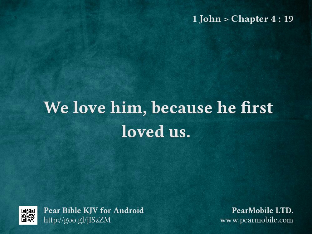 1 John, Chapter 4:19